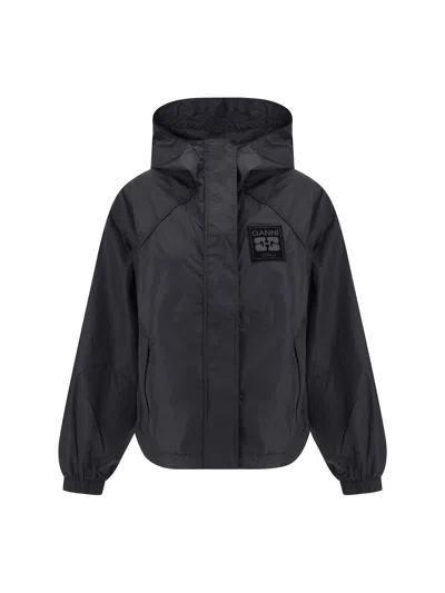 GANNI RECYCLED NYLON JACKET