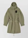 Ganni Oversized Double-breasted Checked Brushed-wool Coat In Green