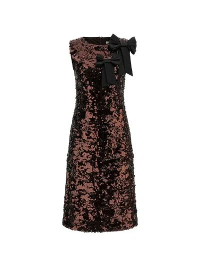 Ganni Entire Studios Heavy Boxy Tee Brunette Sweatshirt In Brown