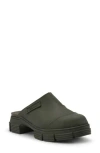 Ganni Recycled Rubber Blend City Mule In Kalamata