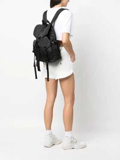 Ganni Recycled Tech Backpack In Black