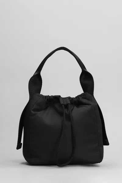 Ganni Recycled Tech Handbag In Black