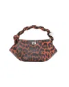 Ganni Mini Bou Shoulder Bag In Red