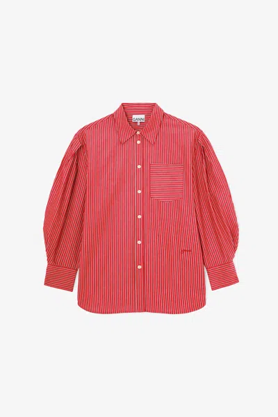 Ganni Red Shirt