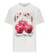 Ganni Basic Jersey Cherry Relaxed T-shirt