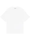 Ganni Relaxed Fit Short Sleeve T-shirt In White