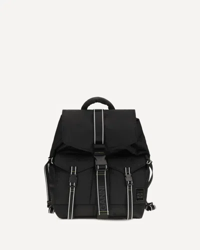 Ganni Re-tech Backpack In Black