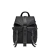 Ganni Black Polyamide Polyurethane Backpack In Black