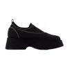 Ganni Retro Platform Slip-on Shoe In Black