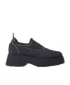 Ganni Retro Platform Slip-on Shoe In Black
