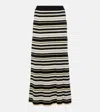 Ganni Womens Future Recycled Viscose-blend Maxi Skirt In Multicoloured