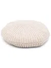Ganni Women Ribbed Wool Hat