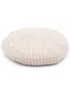 Ganni Women Ribbed Wool Hat