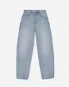 Ganni Rigid Stary Jeans In Light Blue Vintage In Blue