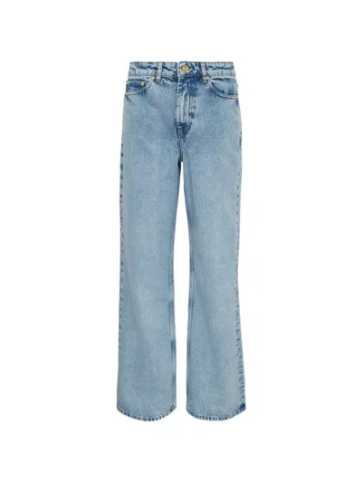 Ganni Rigid Izey Jeans In Blue