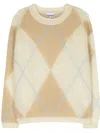 Ganni Women Wool Sweater In Beige