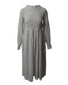 Ganni Rometty Georgette Dress In White Viscose In White