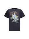 Ganni Graphic Print Crew Neck Short Sleeve Top