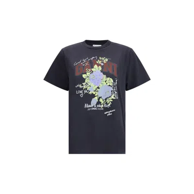 GANNI ROSE T-SHIRT