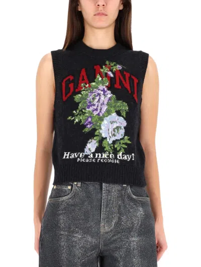 GANNI ROSE VEST