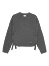 Ganni Sweater Wool Side Ties