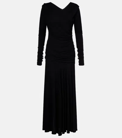 GANNI RUCHED MAXI DRESS