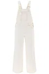 Ganni Contrast-stitching Denim Overalls