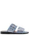 Ganni Feminine Denim Sandals