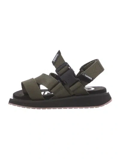 Pre-owned Ganni Sandals In Black