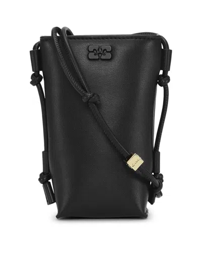 Ganni Satchel & Cross Body Bag In Black