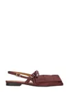 GANNI GANNI SATIN BALLERINA