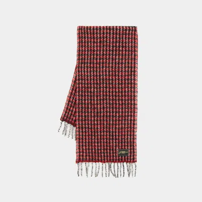 Ganni Scarf In Red