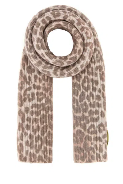 Ganni Scarves And Foulards In Brown