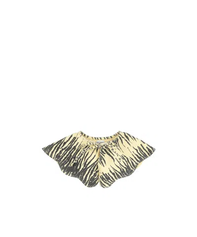 Ganni Scarves  Foulards In Yellow