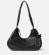 Ganni Schultertasche Medium In Schwarz