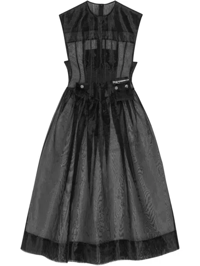 GANNI SEMI-SHEER DRESS