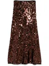 GANNI SEQUINNED MAXI SKIRT