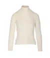 Ganni Sheer Flower Jacquard Body In White