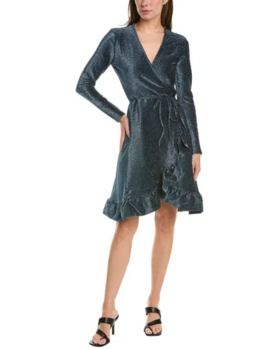 GANNI GANNI SHIMMER WRAP DRESS