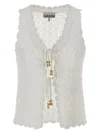 Ganni Maglieria In White