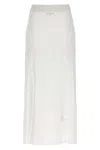 Ganni Shiny Pointelle Knit Skirt