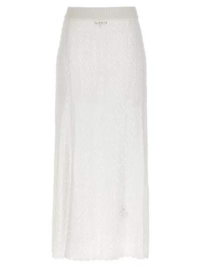 GANNI GANNI 'SHINY POINTELLE KNIT' SKIRT