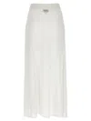 Ganni Shiny Pointelle Knit Skirt