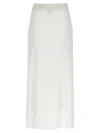 Ganni Shiny Pointelle Knit Skirt