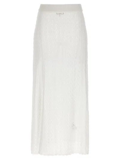 Ganni Shiny Pointelle Knit' Skirt