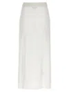 Ganni Shiny Pointelle Knit Skirt