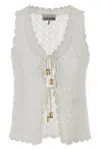 Ganni Maglieria In White