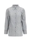 Ganni "oversized Striped In Black