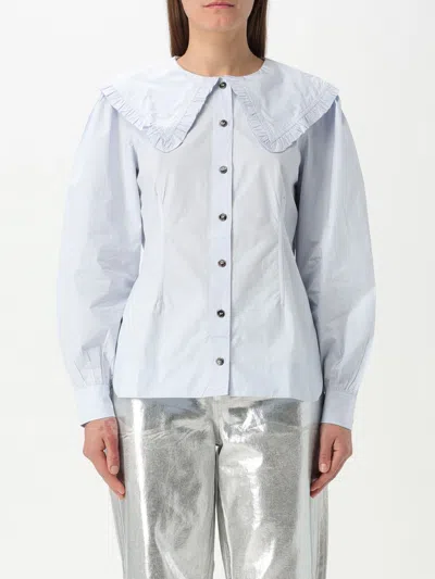 GANNI SHIRT GANNI WOMAN COLOR WHITE,G42816001