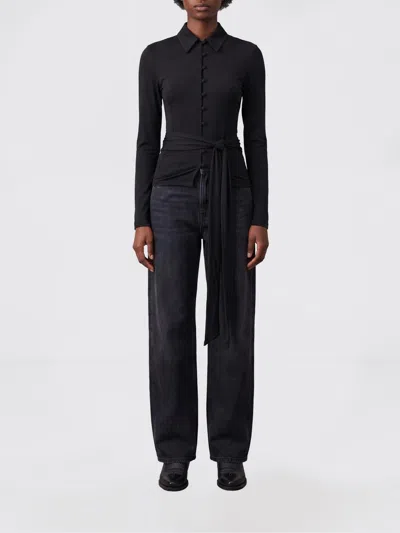 Ganni シャツ  レディース カラー ブラック In Black